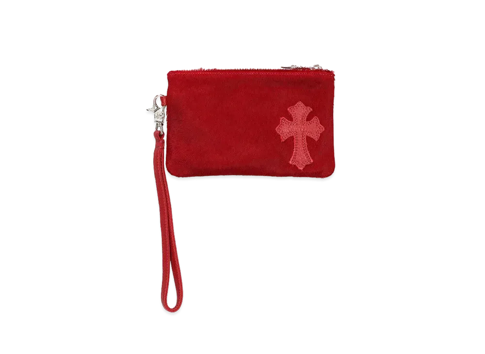Chrome Hearts Zipper Change Wristlet "Red"