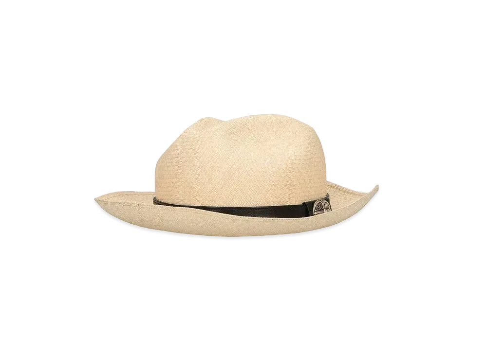Chrome Hearts Classic Oval Cross Straw Hat "Beige"