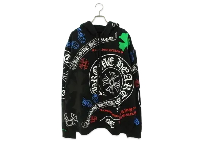 Chrome Hearts Stencil Pattern Print Hoodie Online Exclusive "Black/Multi Color"