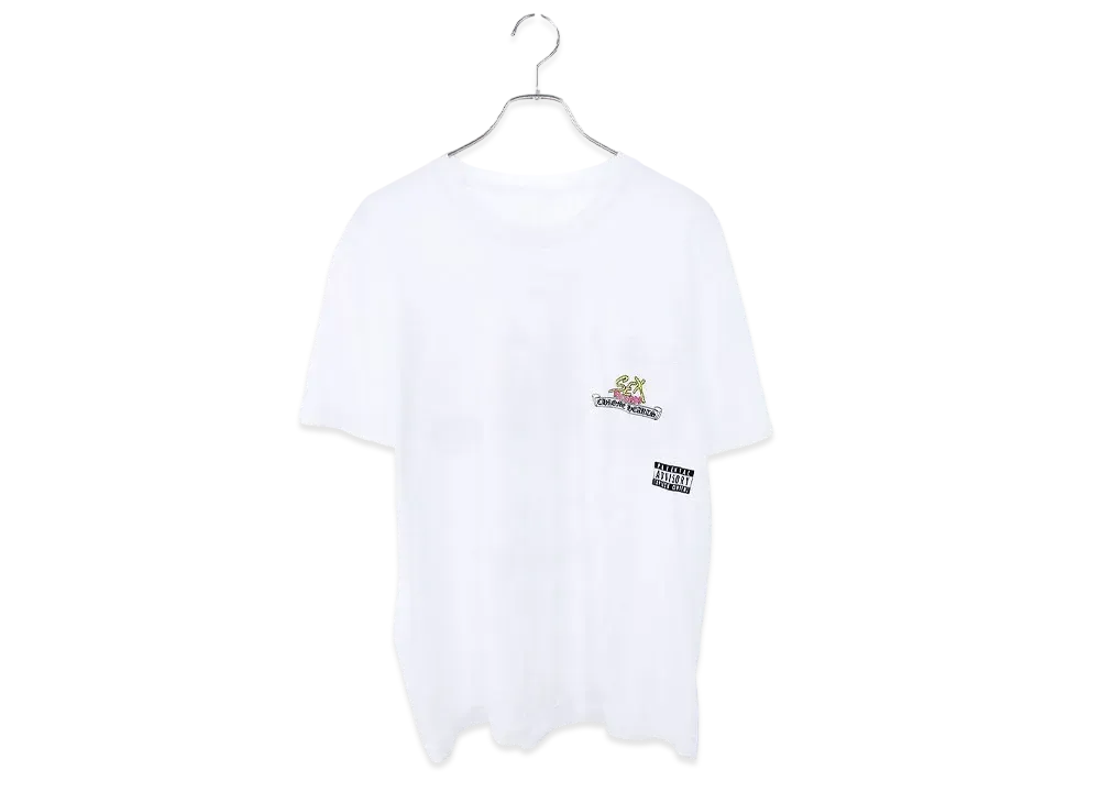 Chrome Hearts Sex Records Back Logo S/S T-Shirt Max Field Limited "White"