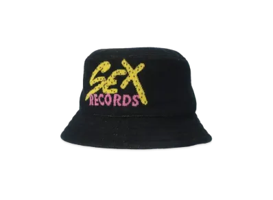 Chrome Hearts Sex Records Cashmere Backet Hat "Black"
