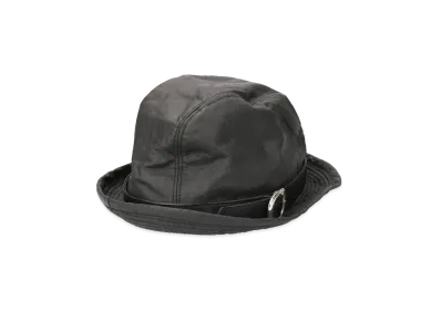 Chrome Hearts Fedra Gunslinger Belt Rinen Coating Straw Hat "Black"