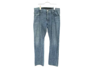 Chrome Hearts Cross Button Fly Washed Denim Pants "Indigo"