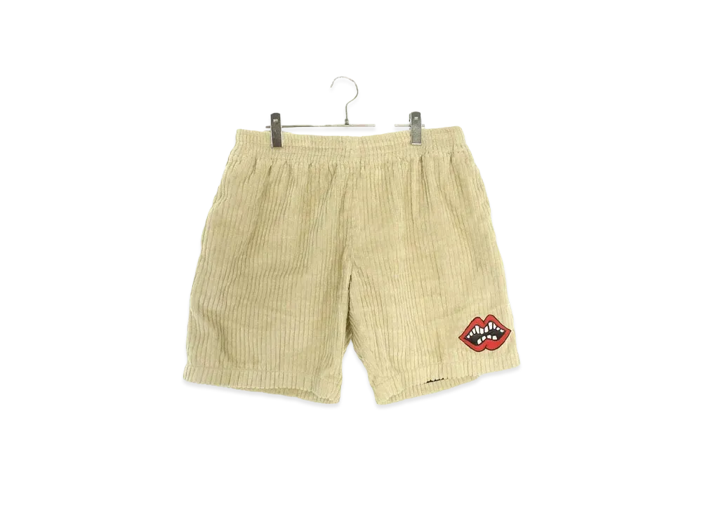 Chrome Hearts PPO U THE 69 Matty Boy Chomper Corduroy Half Pants "Beige"