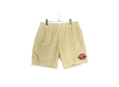 Chrome Hearts PPO U THE 69 Matty Boy Chomper Corduroy Half Pants "Beige"