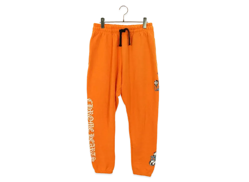 Chrome Hearts PPO Link Build Matty Boy Print Sweat Long Pants "Orange"