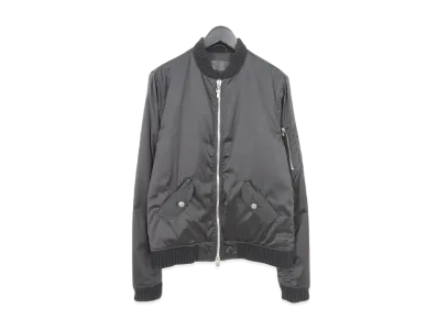 Chrome Hearts x DSMG Classic Rib Cashmere Dagger Zip MA-1 Bomber Jacket "Black"