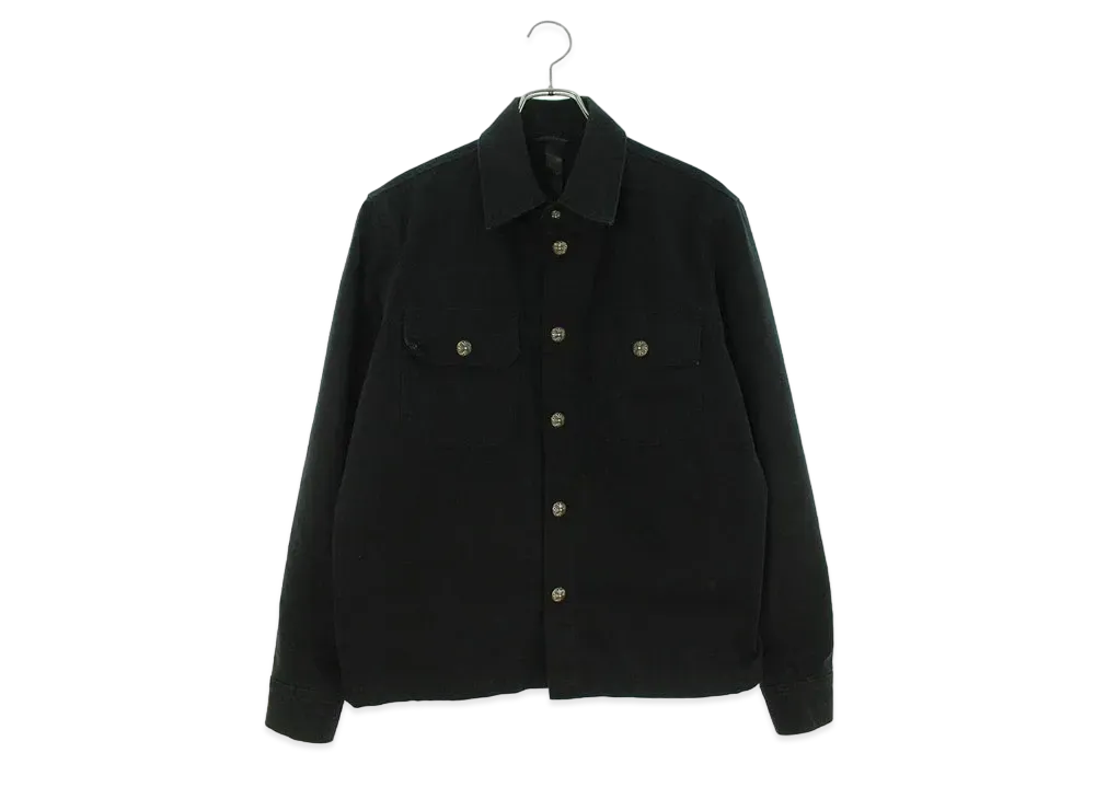 Chrome Hearts Denim Work Dog L/S Shirt "Black"