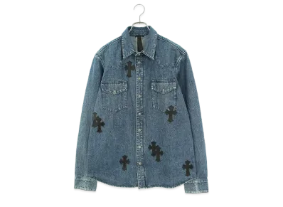 Chrome Hearts Denim Western Patch L/S Shirt "Indigo"