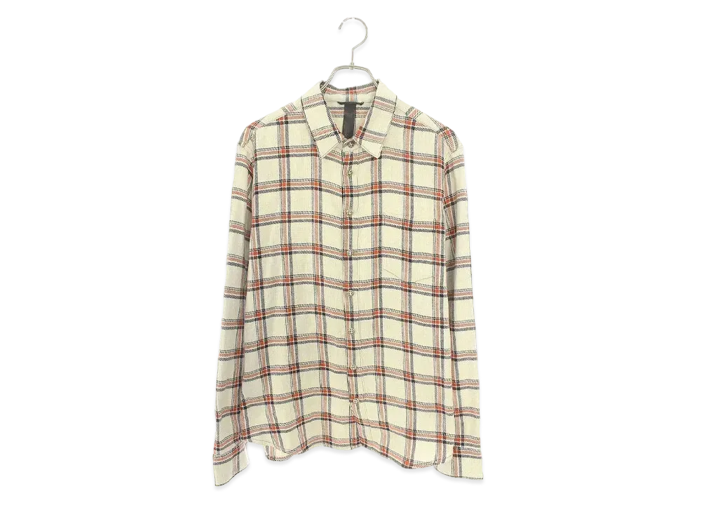 Chrome Hearts Looseends Sleeve Cross Patch Cross Ball Button L/S Shirt "Beige"