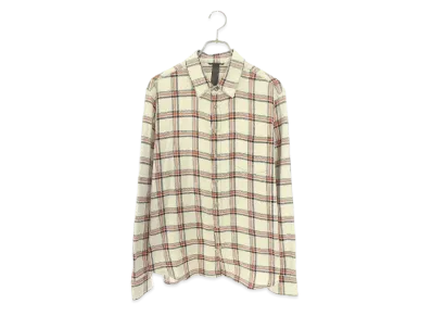 Chrome Hearts Looseends Sleeve Cross Patch Cross Ball Button L/S Shirt "Beige"