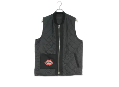 Chrome Hearts PPO Papa Chomper Patch Quilting Vest "Black/Red"