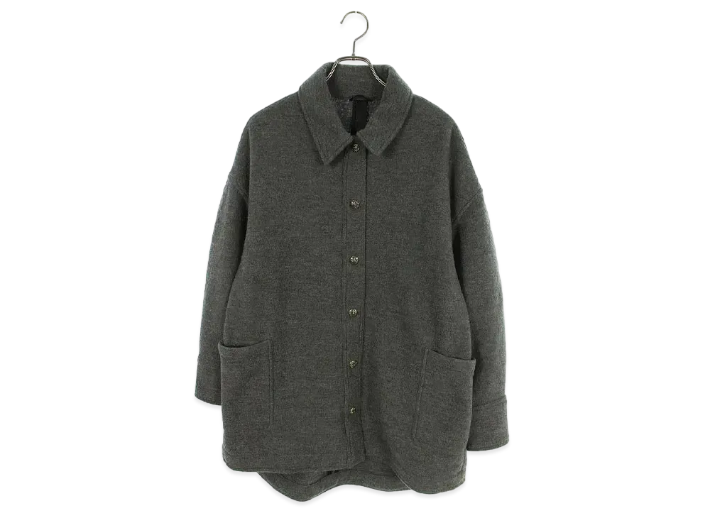 Chrome Hearts Rola Cross Ball Button Wool L/S Shirt "Gray"