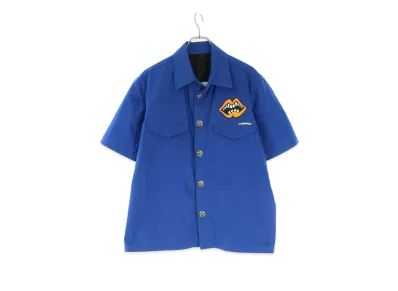 Chrome Hearts PPO U THE 69 Matty Boy Corduroy S/S Shirt "Blue"