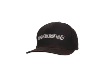 Chrome Hearts Trucker Cap Scroll Label Logo Stitch Denim "Black"