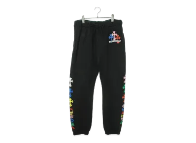 Chrome Hearts Cemetery Cross Sweat Long Pants "Black/Multi Color"