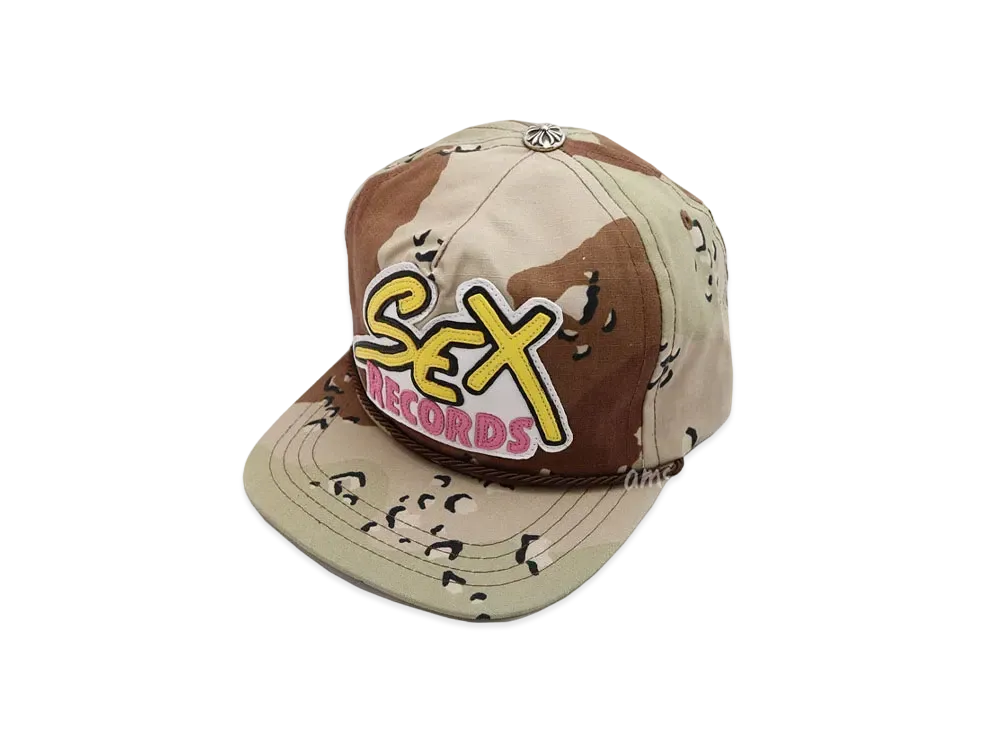 Chrome Hearts Matty Boy Sex Records 5 Panel Cap "Beige/Yellow"