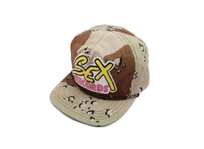 Chrome Hearts Matty Boy Sex Records 5 Panel Cap "Beige/Yellow"