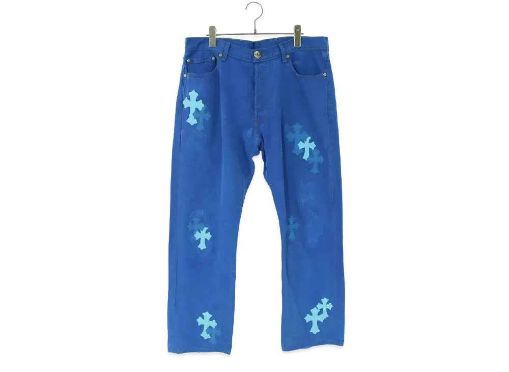 Chrome Hearts x LEVI'S U VNTG JEAN RED TAB Denim Pants with Cross Patch "Blue"