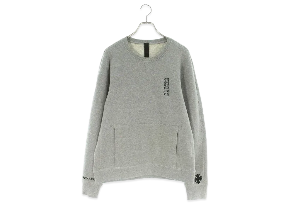 Chrome Hearts Y Not CH Plus Patch Embroidery Sweat "Gray"