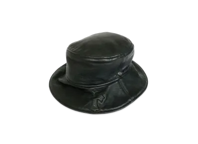 Chrome Hearts Leather Backet Hat "Black"