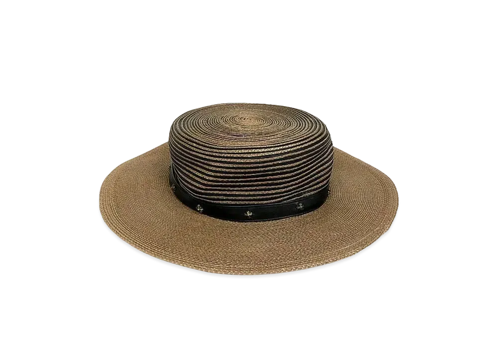 Chrome Hearts CH Plus Straw Hat "Bronze"