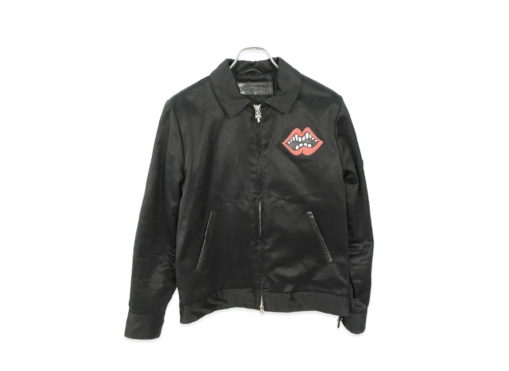 Chrome Hearts PPO 11 to 3 VJ Fabric Jacket Chomper Patch Blouson "Black"