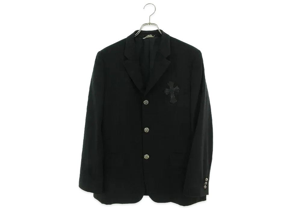 Chrome Hearts x COMME des GARCONS Cross Patch Tailored Jacket "Black"