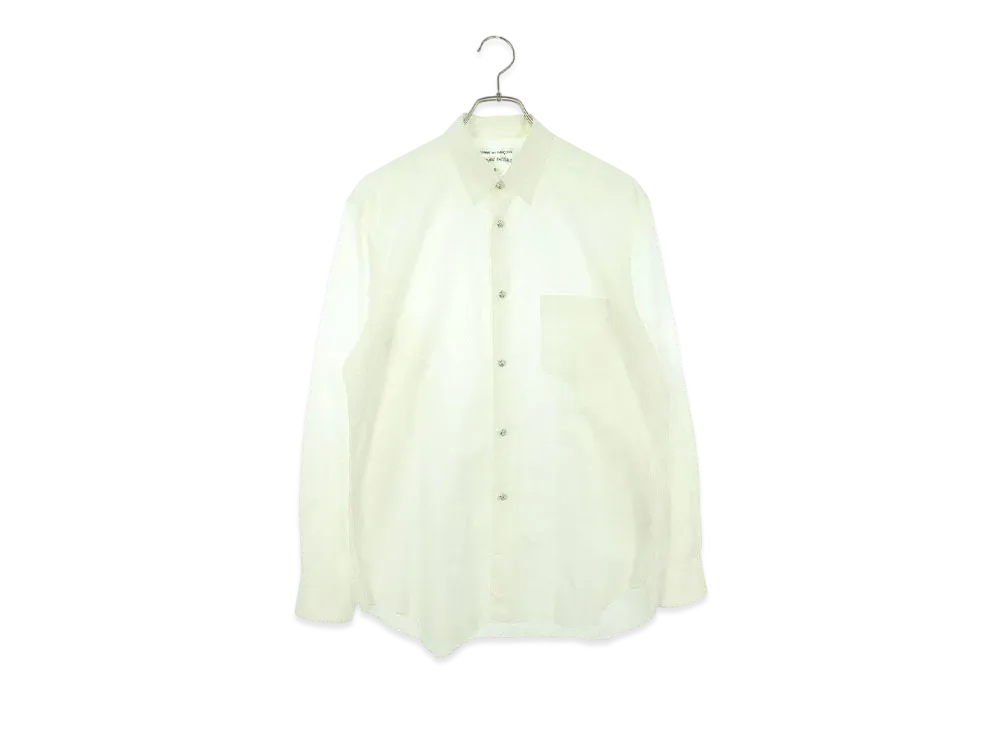 Chrome Hearts x COMME des GARCONS Cross Ball Button L/S Shirt "White"