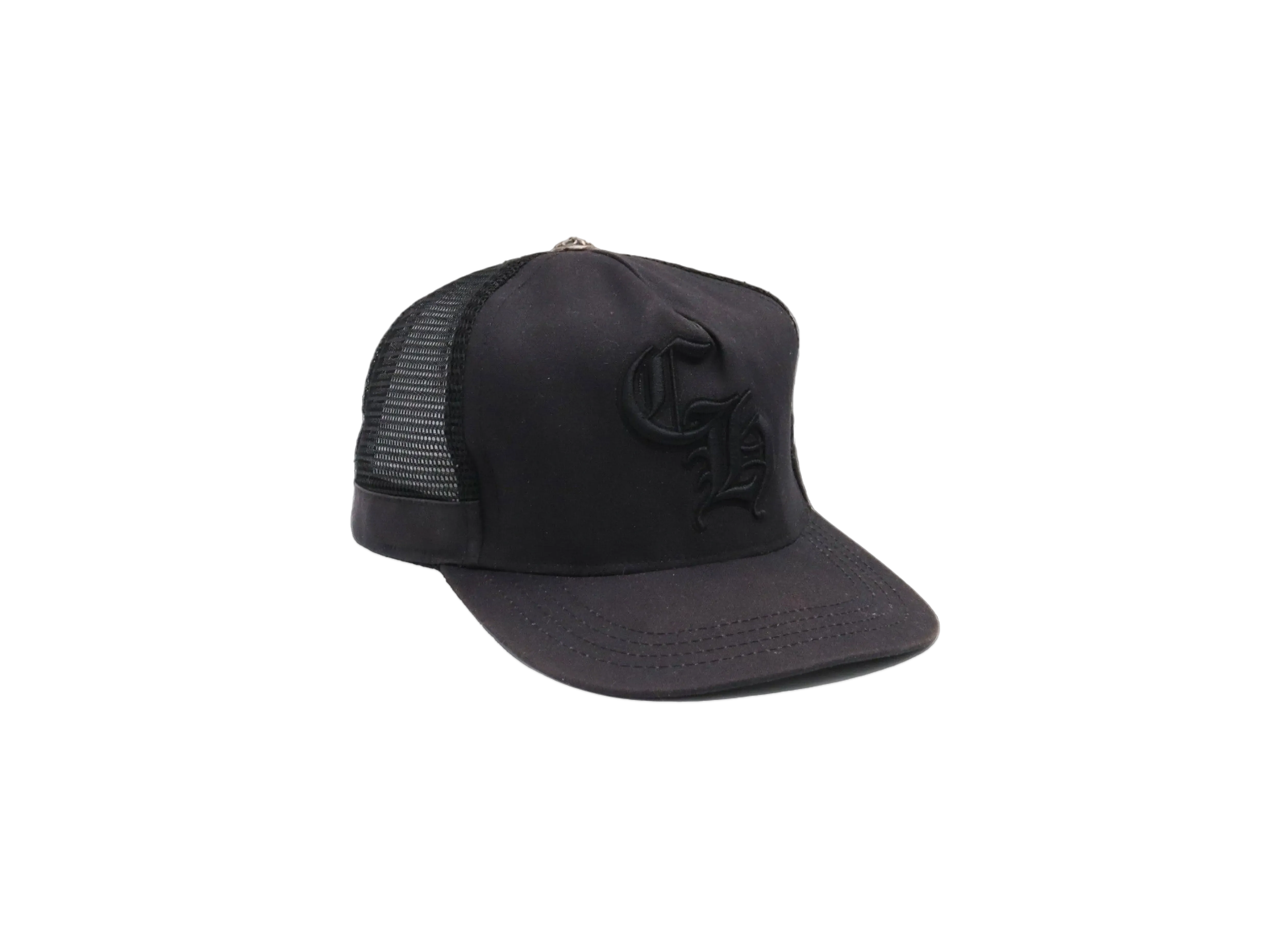 Chrome Hearts Fabric Front Trucker Cap CH "Black"