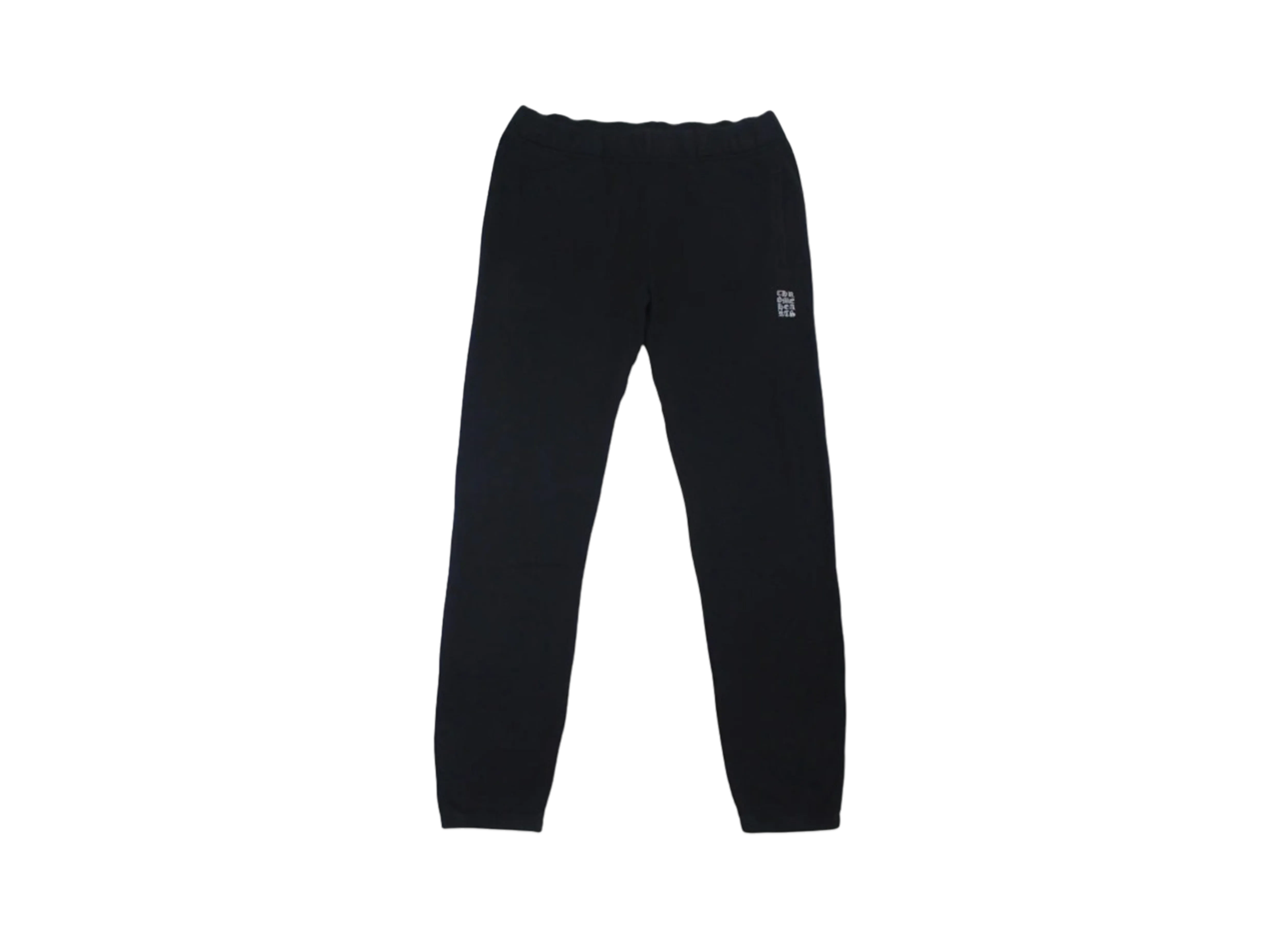 クロムハーツ Y NOT SWT PANT ロゴ刺繍スウェットパンツ "ブラック"