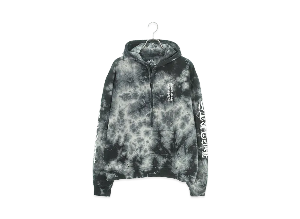 Chrome Hearts CH Plus Cross Horseshoe Tie Dye Hoodie Hoodie "Black"