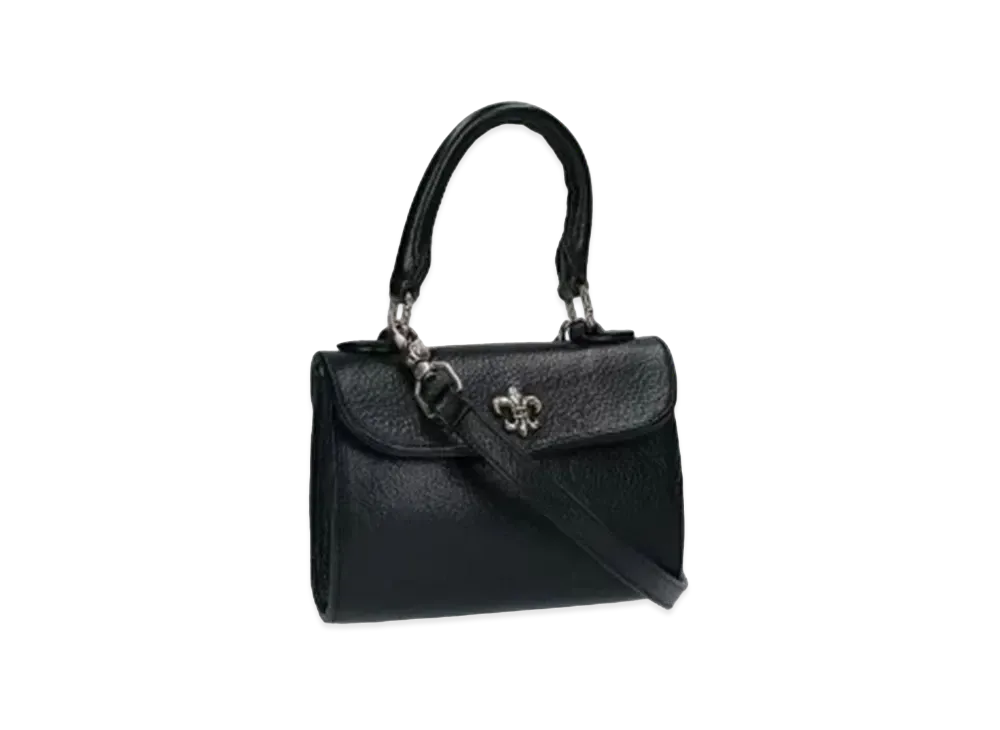 クロムハーツ ドックアダムス BSフレアモチーフレザー 2wayショルダーバッグ "ブラック"