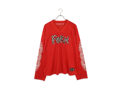 Chrome Hearts x Matty Boy PPO Form Mesh Warm Up Jersey Print L/S T-Shirt "Red"