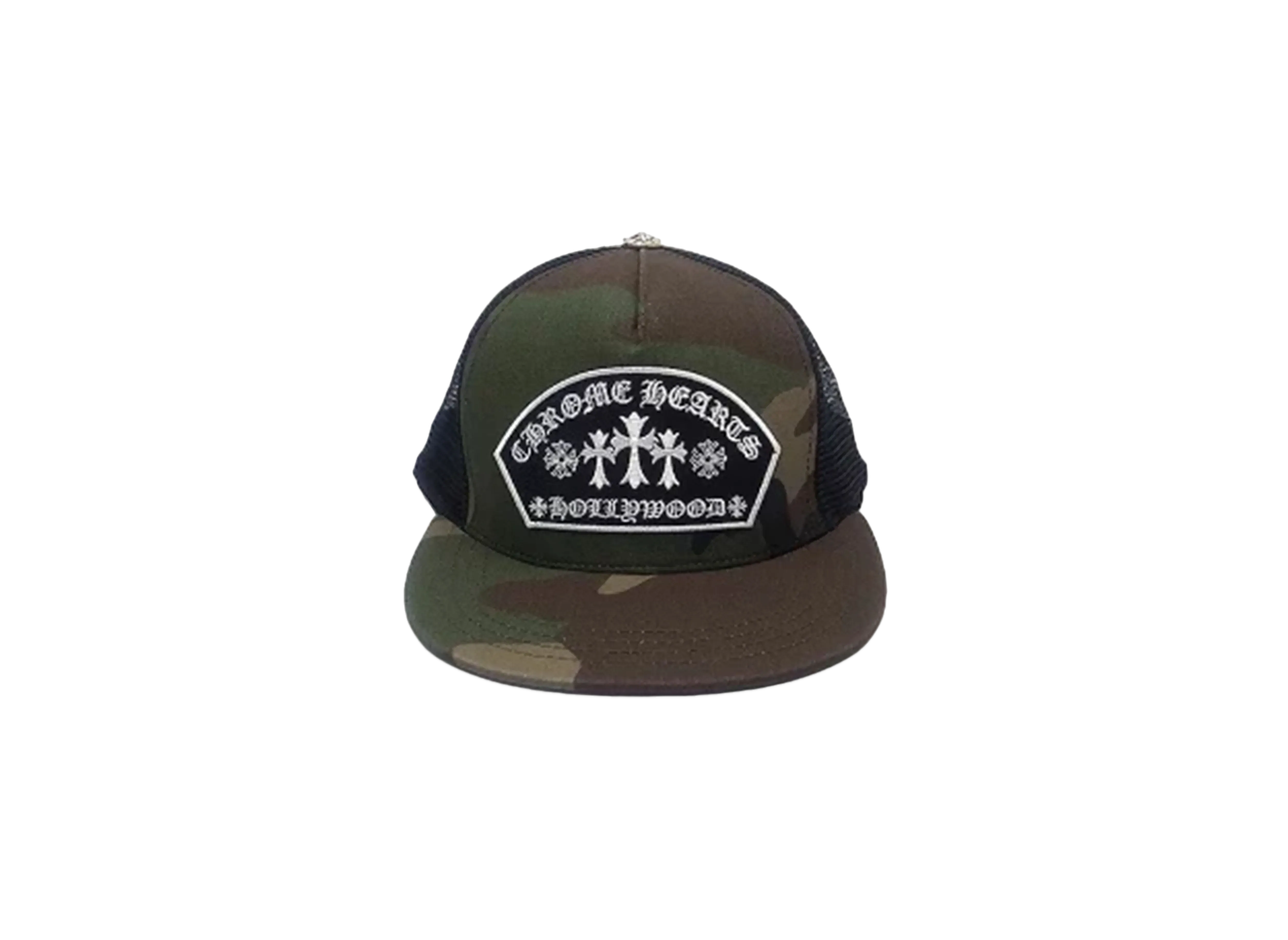 クロムハーツ トラッカーキャップ ファブリックフロント 3クロス カモフラージュ "ホワイト"
