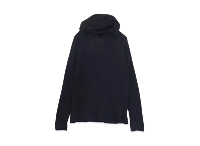 Chrome Hearts Horse Shoe Back Print Thermal Pullover Hoodie "Black"