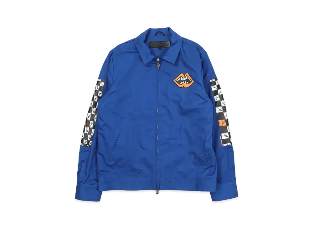 Chrome Hearts x Matty Boy Men's Racer Jacket "Blue"