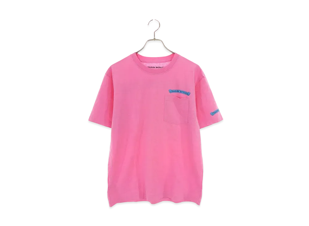 Chrome Hearts Scroll Label Logo T-Shirt "Pink"
