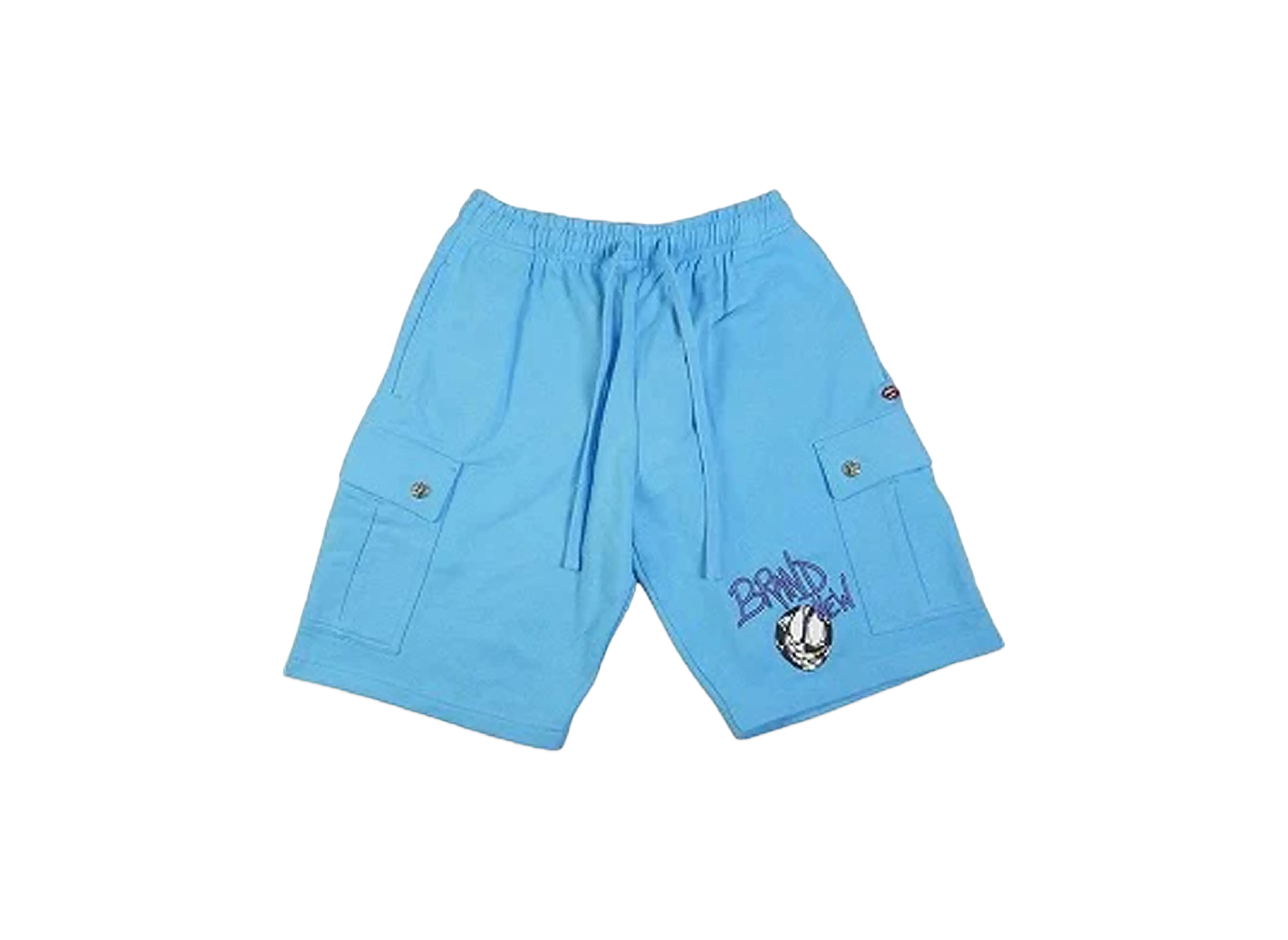 クロムハーツ マティーボーイ ブレイン ニュー スウェットハーフパンツ "ブルー"