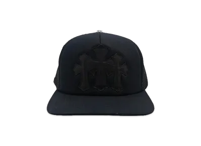 Chrome Hearts Cemetery Cross Mesh Cap "Black/Black"