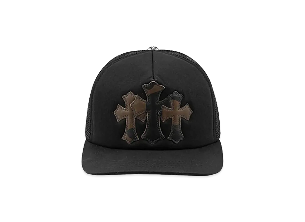 Chrome Hearts Cemetery Cross Mesh Cap "Black/Camo"