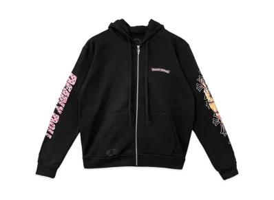 Chrome Hearts Deadly Doll Zip Hoodie "Black"