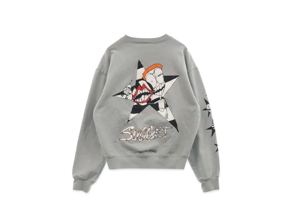 Chrome Hearts Matty Boy Suggest Crew Sweat "Grey"