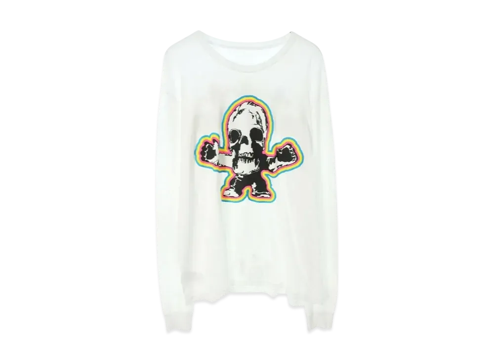 Chrome Hearts Foti Scroll Label L/S T-Shirt "White"