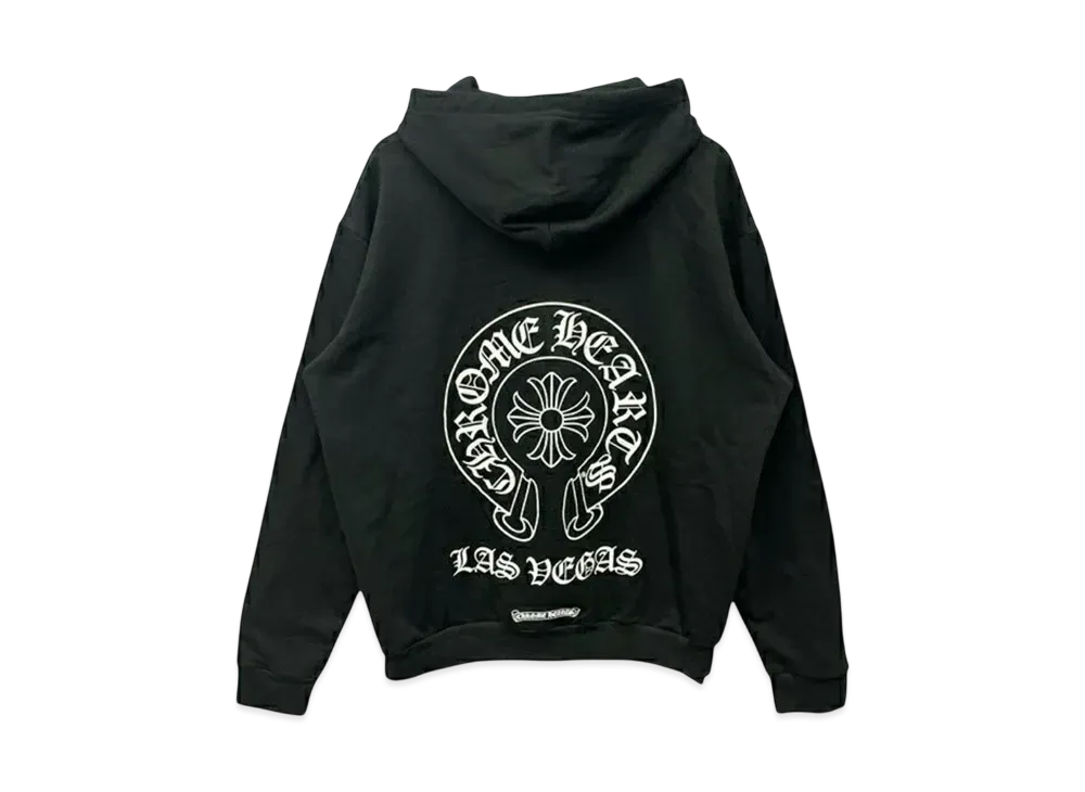 Chrome Hearts Las Vegas Exclusive Horseshoe Pullover Hoodie "Black"