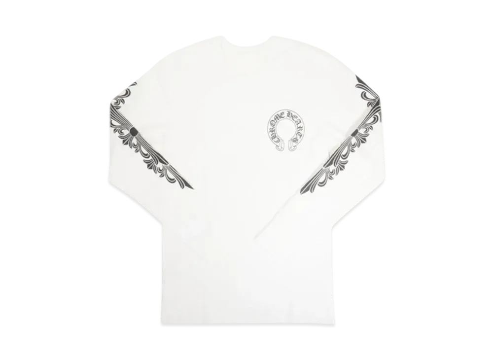 Chrome Hearts Horseshoe Thermal L/S T-Shirt "White"