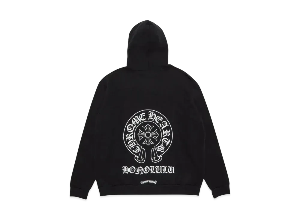 Chrome Hearts Honolulu Exclusive Horseshoe Hoodie "Black"