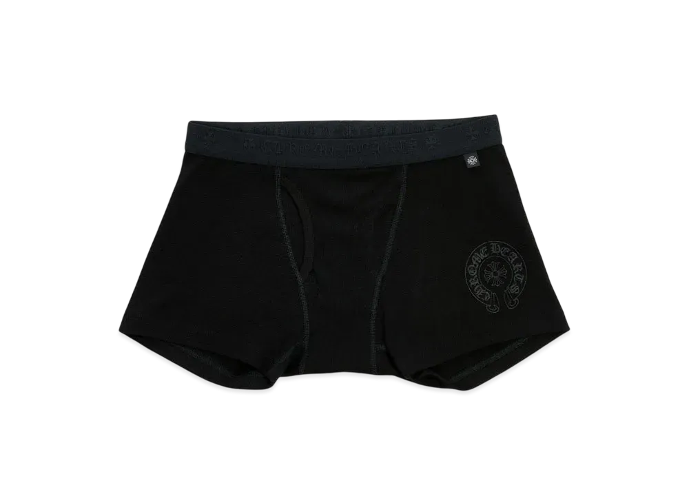 Chrome Hearts Boxer Brief Shorts "Black/Black"