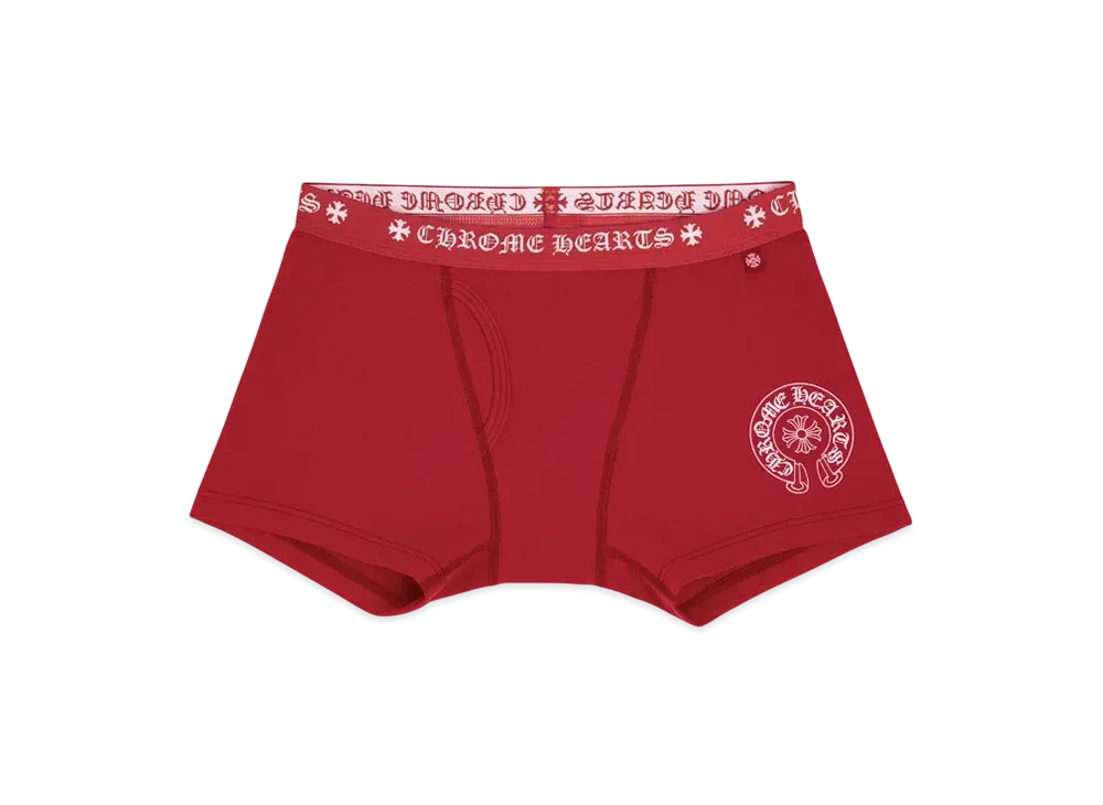 Chrome Hearts Boxer Brief Shorts "Red"