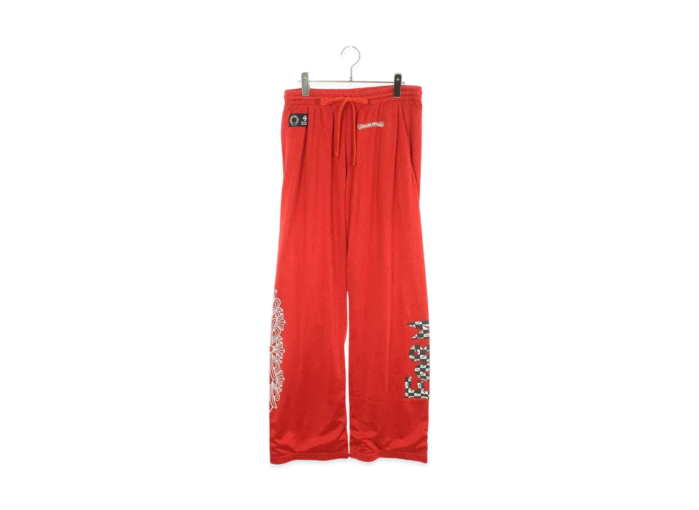 Chrome Hearts Mesh Varsity Pants "Red"